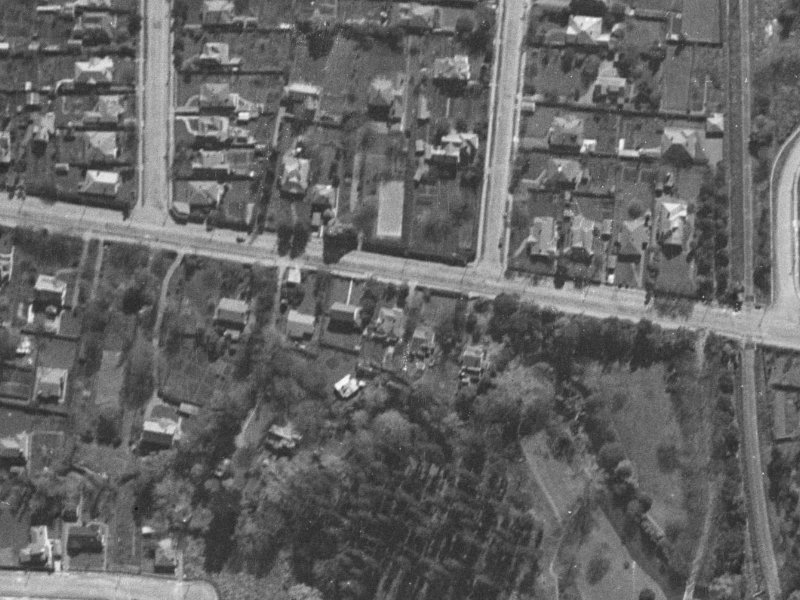 83 Fendalton Road from the air, 1940-1944