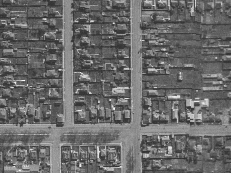 11 Whitmore Street from the air, 1940-1944