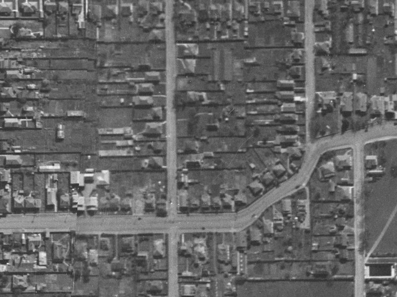 55 Perth Street from the air, 1940-1944