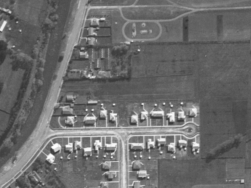 1-33 Mabel Howard Place from the air, 1940-1944