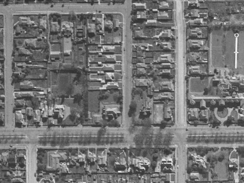 13 Springfield Road from the air, 1940-1944