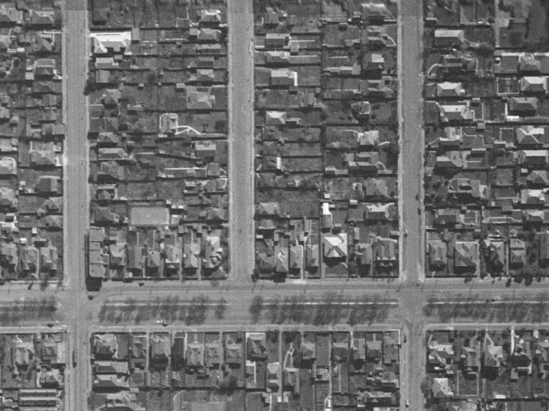 10 Sherborne Street from the air, 1940-1944