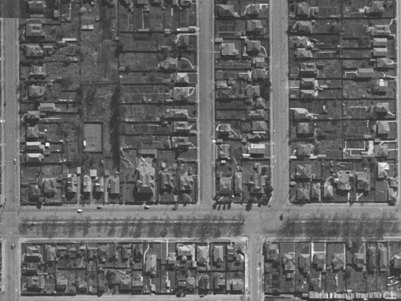 7 Packe Street from the air, 1940-1944