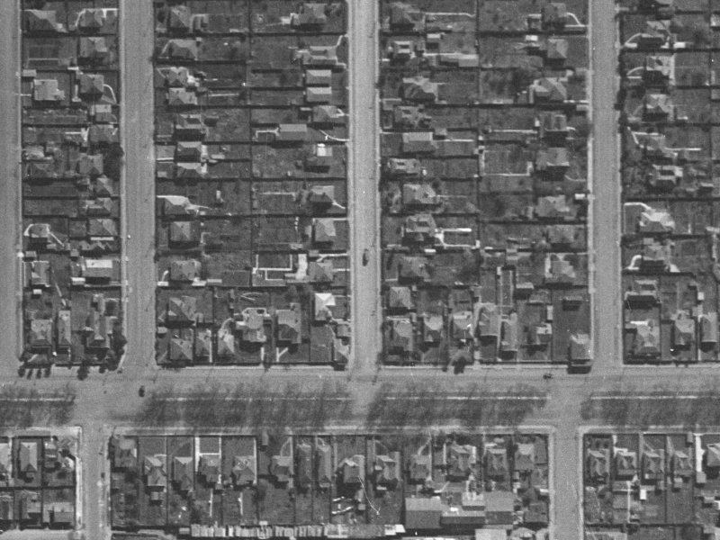 13 Geraldine Street from the air, 1940-1944
