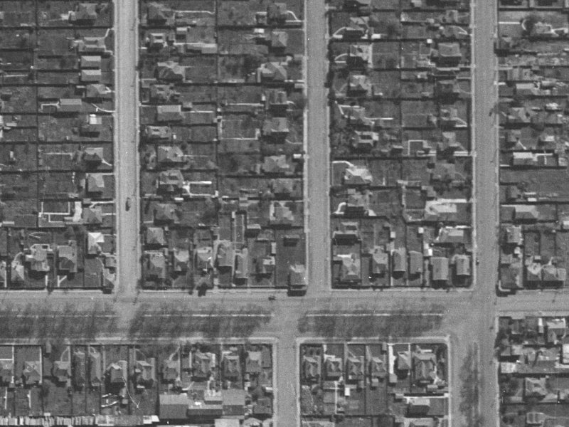9B Champion Street from the air, 1940-1944