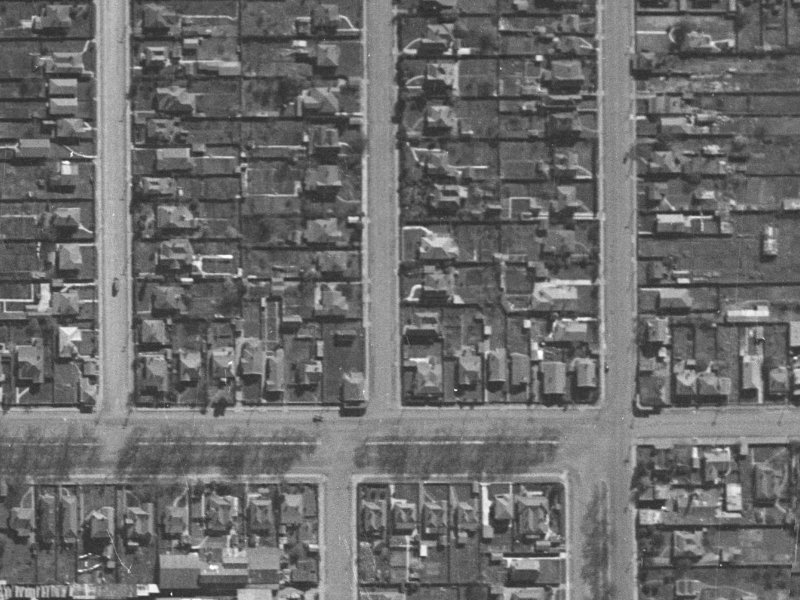 10 Champion Street from the air, 1940-1944