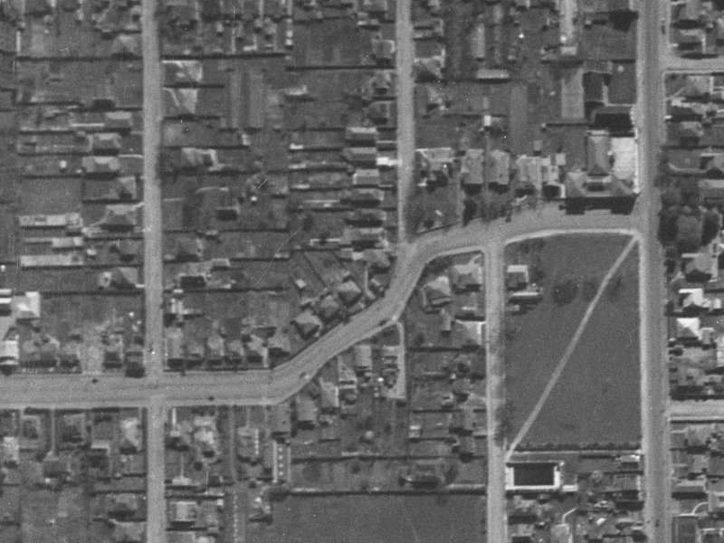 63 London Street from the air, 1940-1944