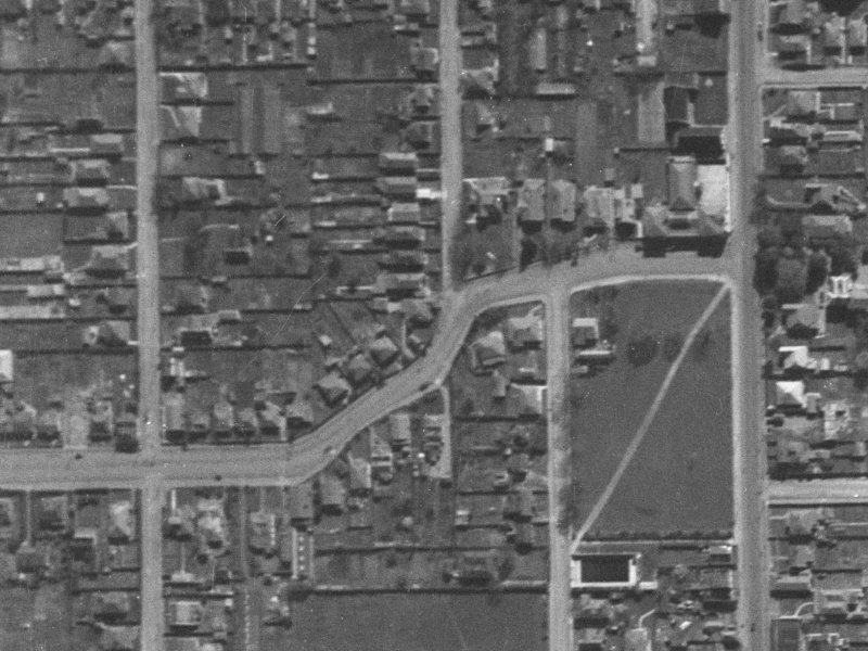65 London Street from the air, 1940-1944