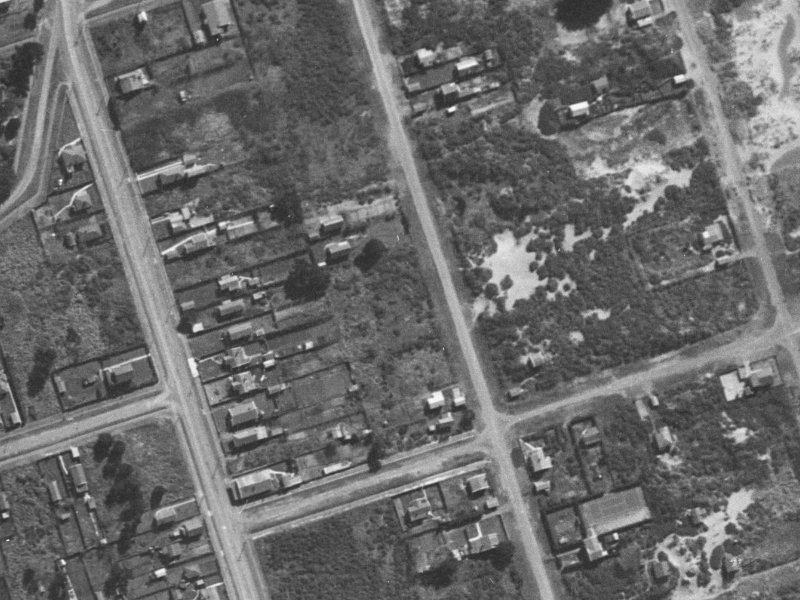 38 Pine Avenue from the air, 1940-1944