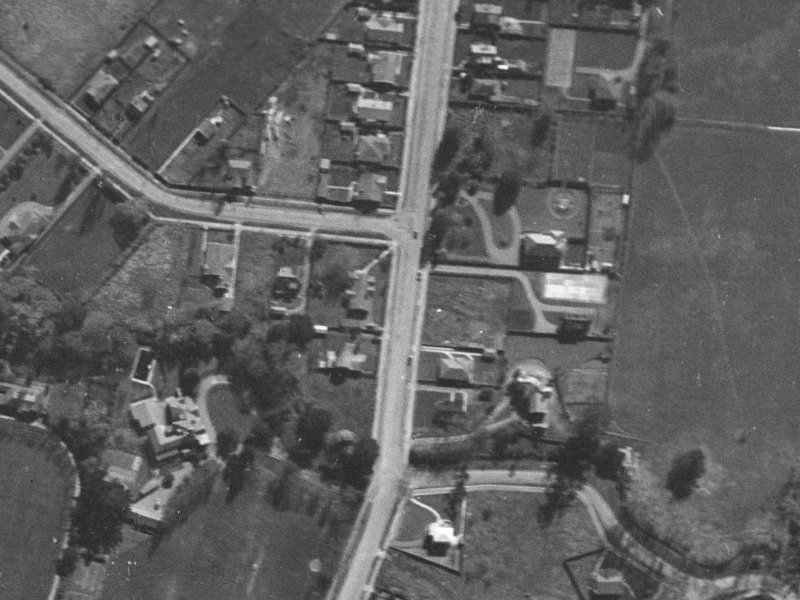 112 Clyde Road from the air, 1940-1944