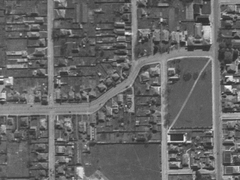 62 London Street from the air, 1940-1944