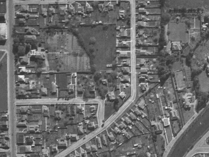 Gowerton Place from the air, 1940-1944