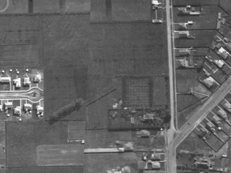45 Torlesse Street from the air, 1940-1944