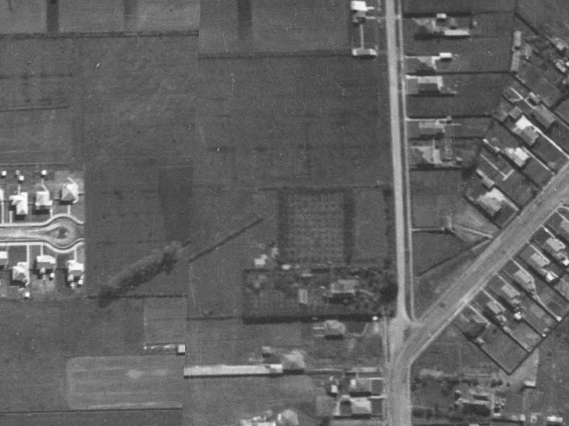 50 Torlesse Street from the air, 1940-1944