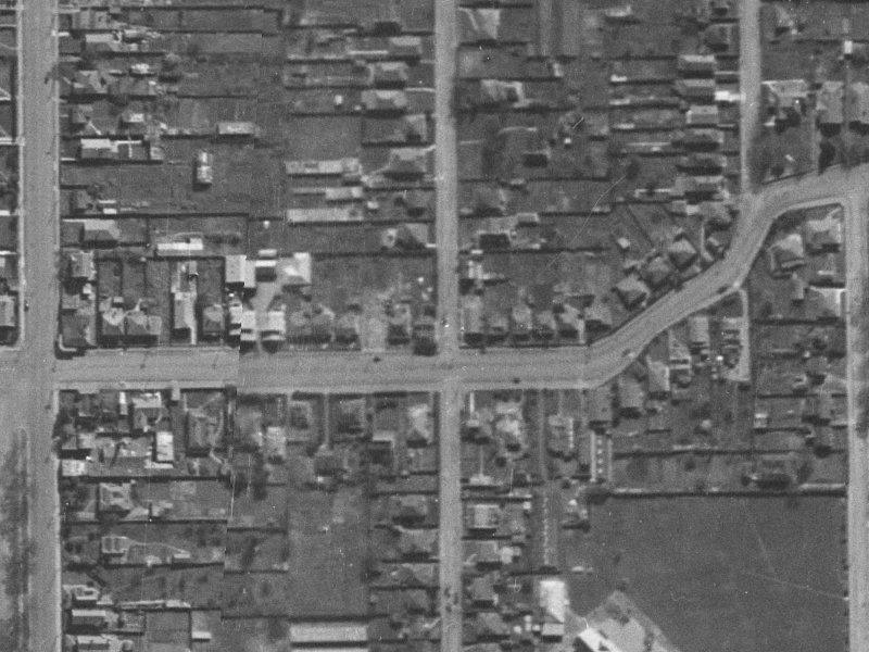 Perth Street from the air, 1940-1944