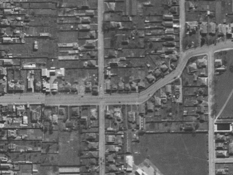 39 London Street from the air, 1940-1944