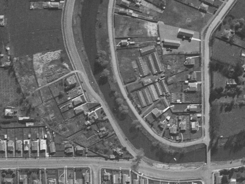 8 Dallington Terrace from the air, 1940-1944