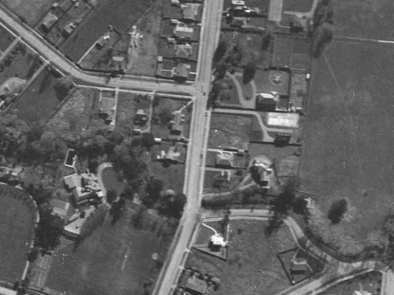 117 Clyde Road from the air, 1940-1944