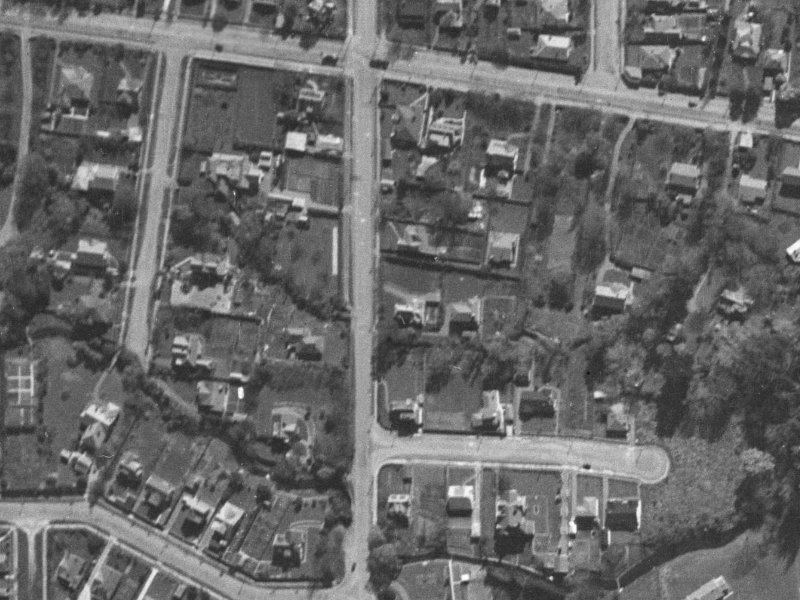 140 Straven Road from the air, 1940-1944