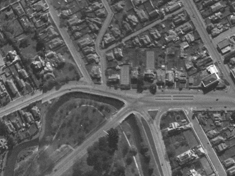 1B Bealey Avenue from the air, 1940-1944