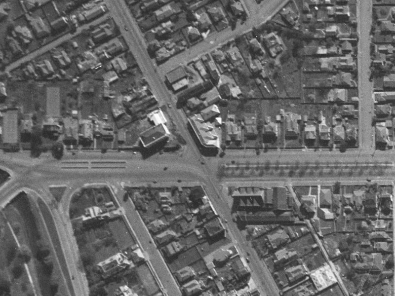 4 Papanui Road from the air, 1940-1944