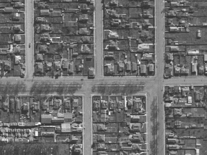 329 Bealey Avenue from the air, 1940-1944