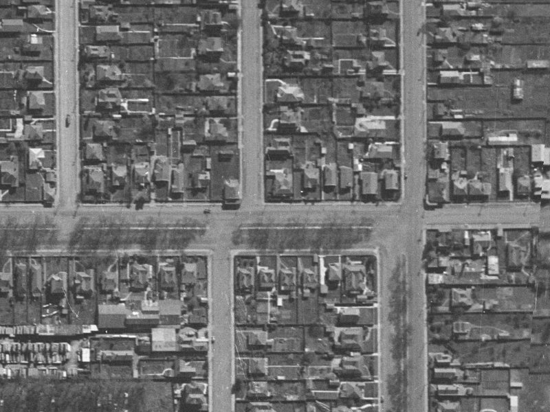 331 Bealey Avenue from the air, 1940-1944