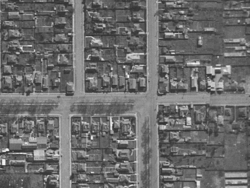 339 Bealey Avenue from the air, 1940-1944