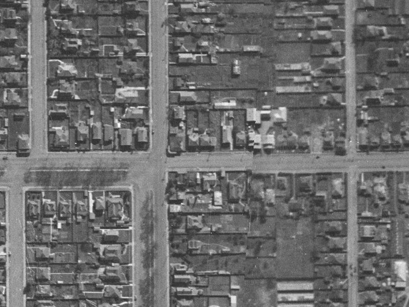 7 London Street from the air, 1940-1944