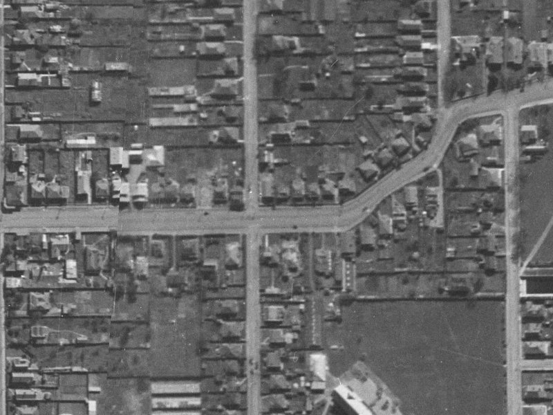 37 London Street from the air, 1940-1944