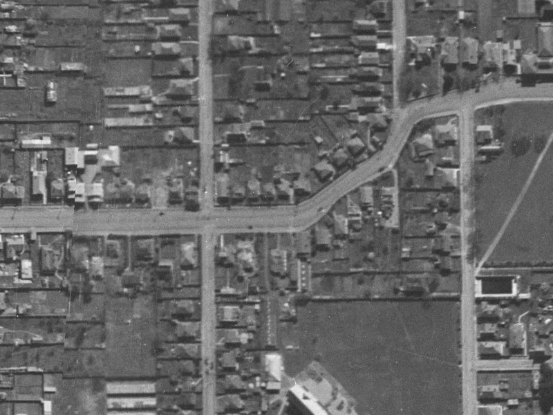 43 London Street from the air, 1940-1944