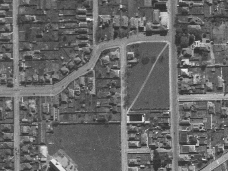 39 Pavitt Street from the air, 1940-1944