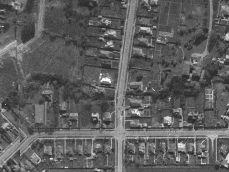 22 Tui Street from the air, 1940-1944