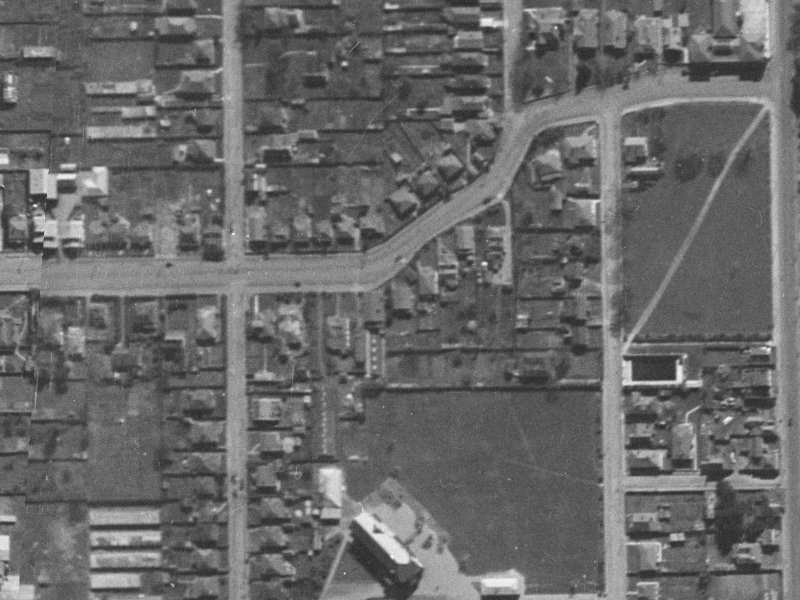 50B London Street from the air, 1940-1944