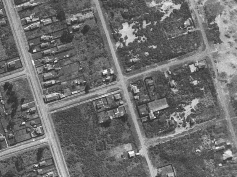 50 Pine Avenue from the air, 1940-1944