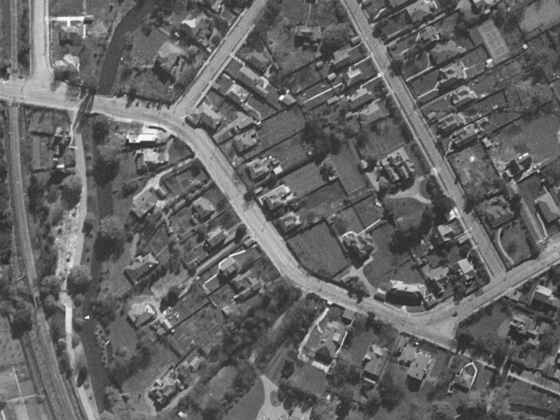 54 Fendalton Road from the air, 1940-1944