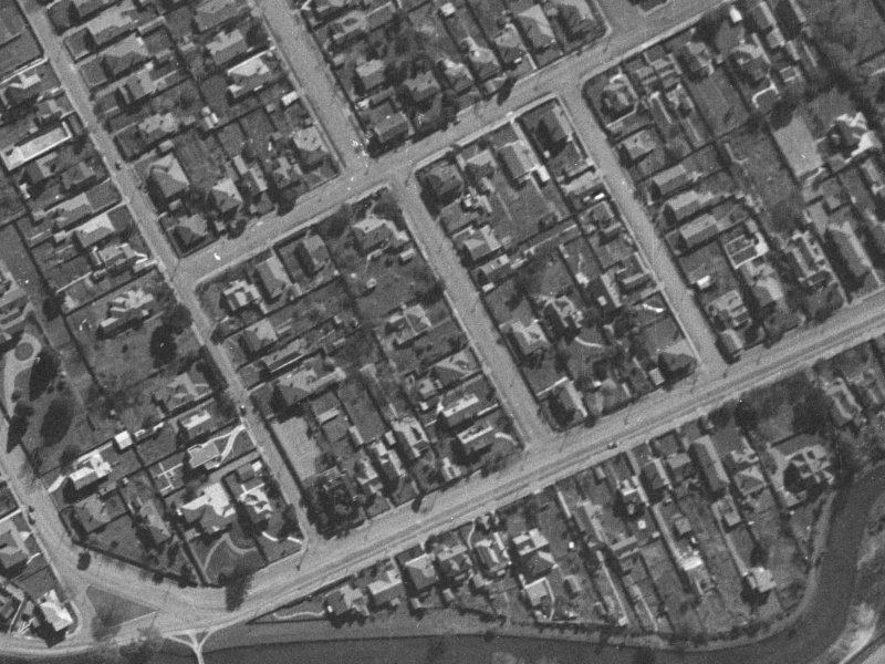 15 Cheltenham Street from the air, 1940-1944
