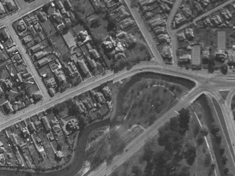 66 Carlton Mill Road from the air, 1940-1944