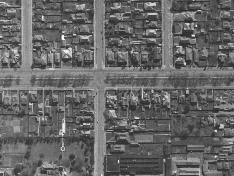 192 Bealey Avenue from the air, 1940-1944