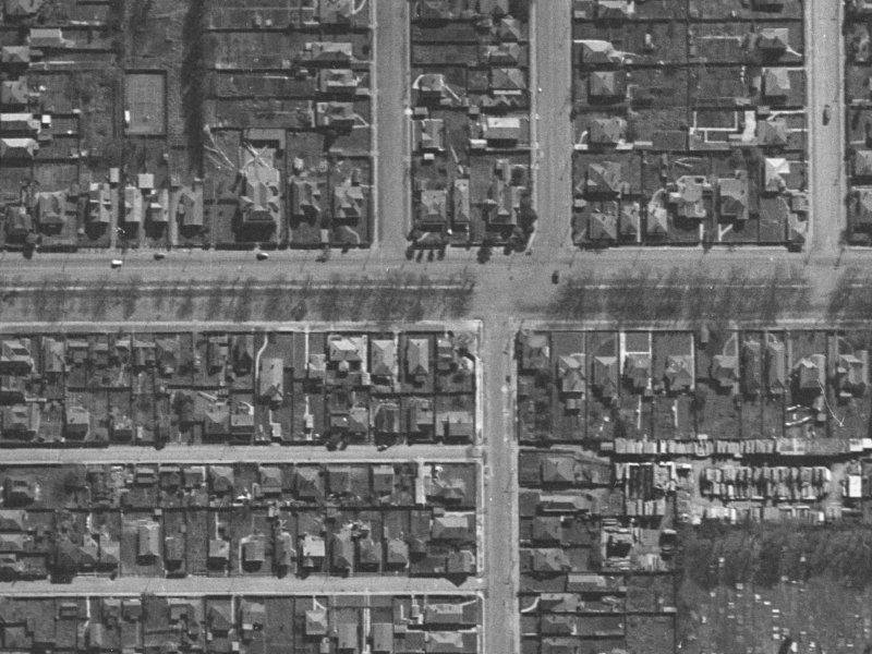 238 Bealey Avenue from the air, 1940-1944