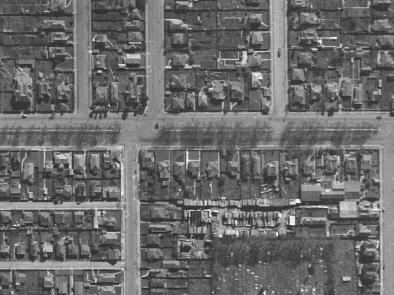 284 Bealey Avenue from the air, 1940-1944
