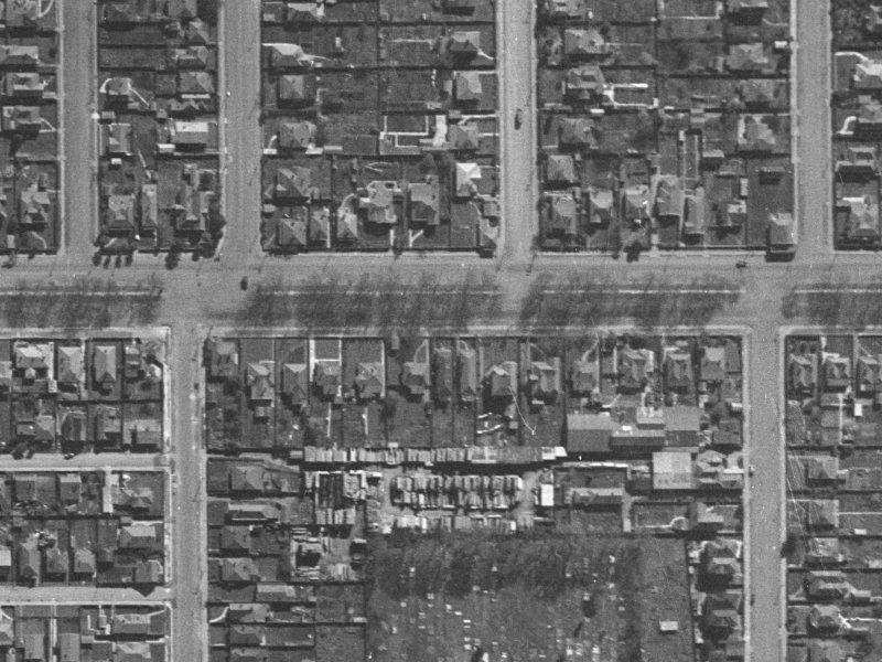 294 Bealey Avenue from the air, 1940-1944