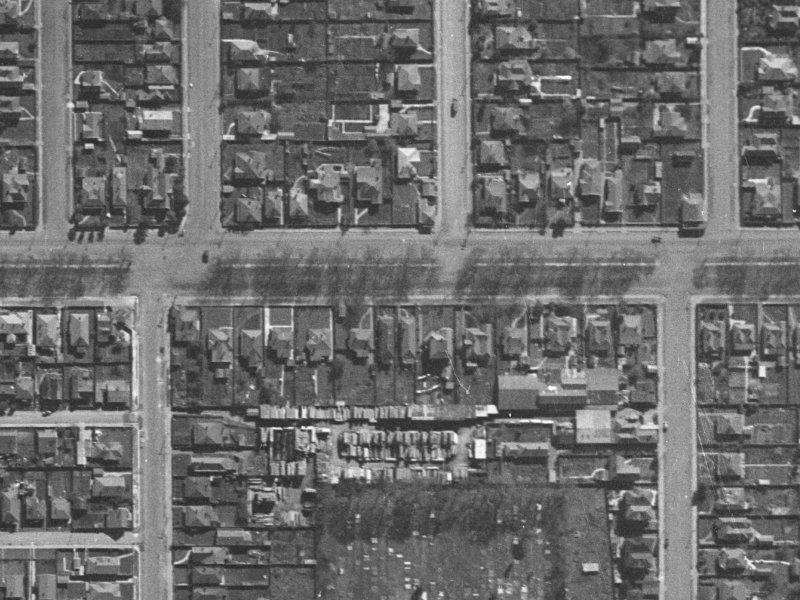 296 Bealey Avenue from the air, 1940-1944