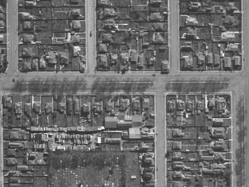308 Bealey Avenue from the air, 1940-1944