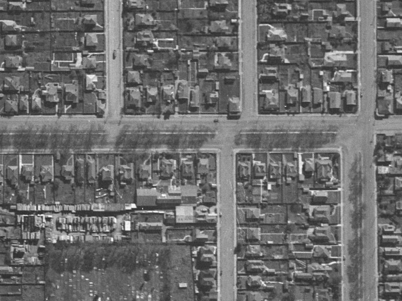 314 Bealey Avenue from the air, 1940-1944