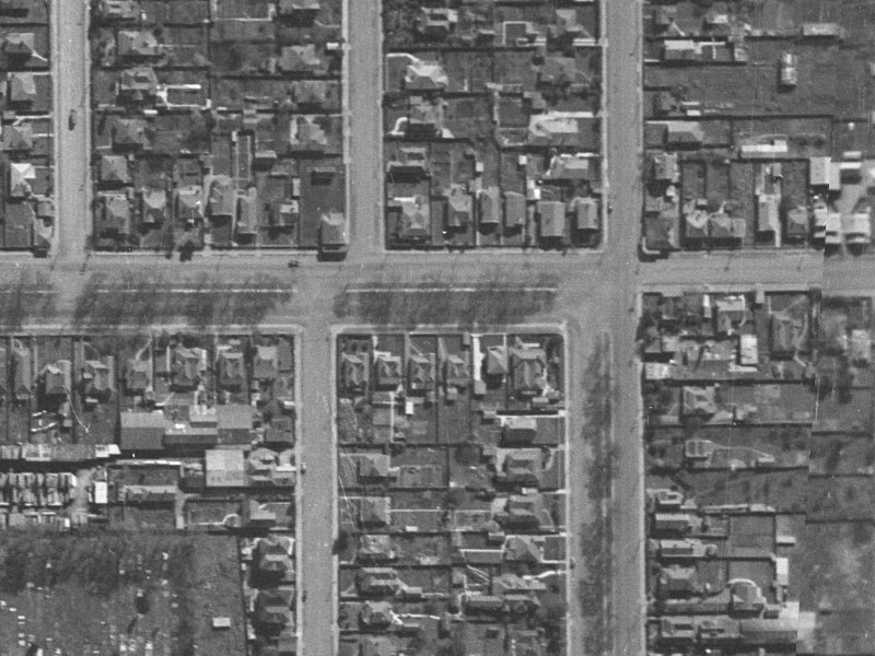 328 Bealey Avenue from the air, 1940-1944