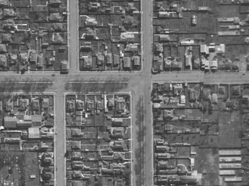 338 Bealey Avenue from the air, 1940-1944