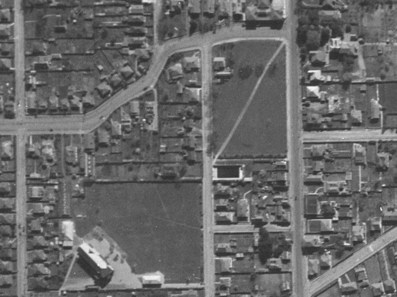 33 Pavitt Street from the air, 1940-1944