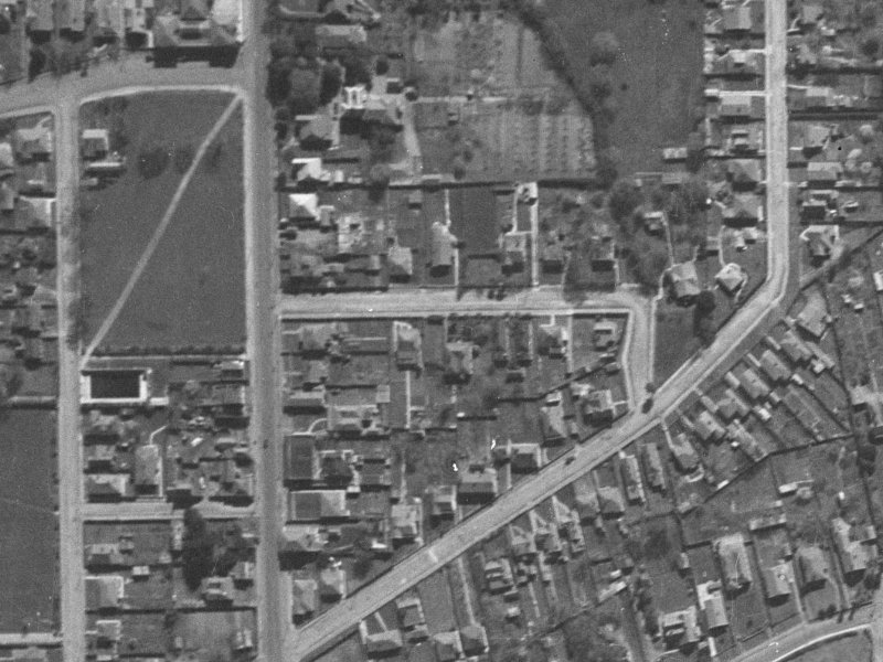 16B Warwick Street from the air, 1940-1944