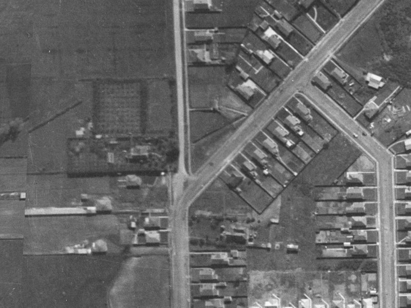 118 Kerrs Road from the air, 1940-1944